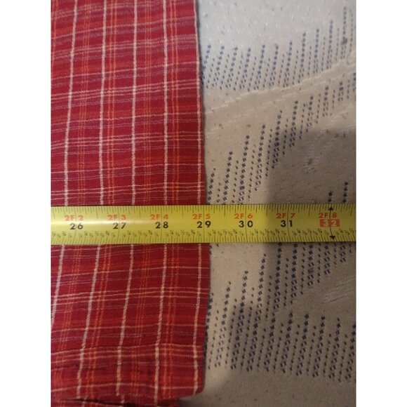 Patagonia Button Up Shirt Mens XL Red Plaid Short Sleeve Organic Cotton - Picture 11 of 11